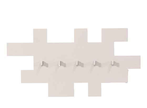 Garderobe TETROMINO Hakenleiste Stahl Skandinavisch von Spinder