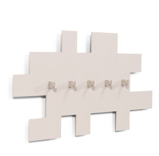 Garderobe TETROMINO Hakenleiste Stahl Skandinavisch von Spinder