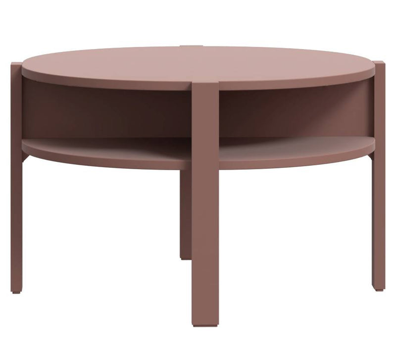 Couchtisch TOBAGO rund Ø 75 cm Terracotta, von Forte