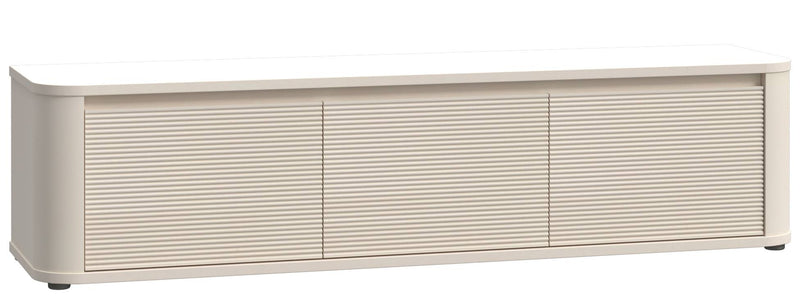 Lowboard TV-Board BREATHTAKER mit 3 Türen in drei Farben, von Forte