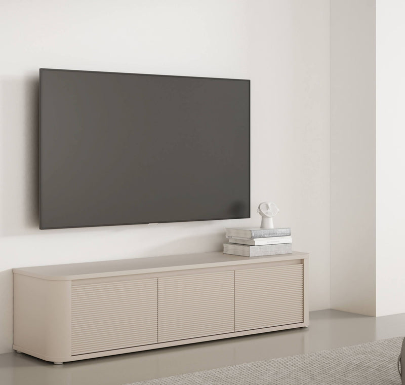 Lowboard TV-Board BREATHTAKER mit 3 Türen in drei Farben, von Forte