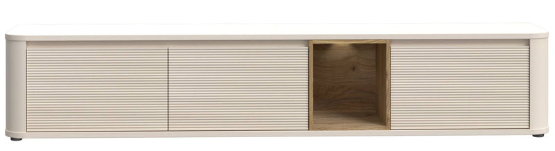 TV-Board Lowboard BREATHTAKER 215 mit 3 Klappen in drei Farben, Forte