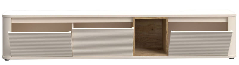 TV-Board Lowboard BREATHTAKER 215 mit 3 Klappen in drei Farben, Forte