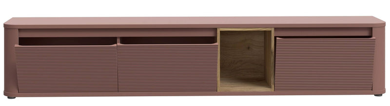 TV-Board Lowboard BREATHTAKER 215 mit 3 Klappen in drei Farben, Forte