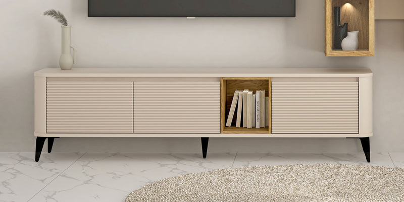 Metallbeine 16 cm BTHZ51ST 5er-Set zur Montage an Lowboard BREATHTAKER