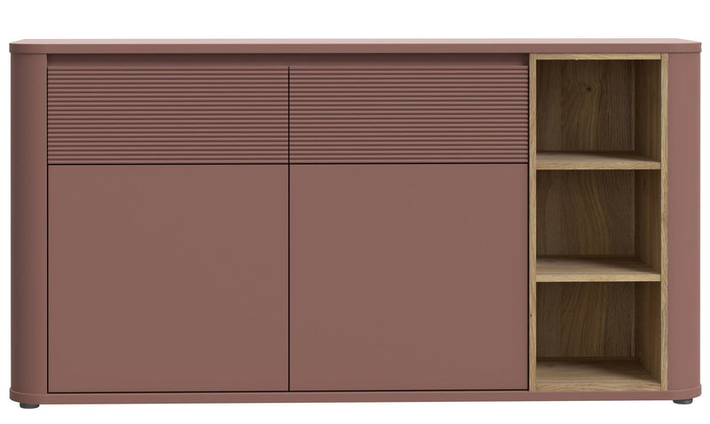 Sideboard BREATHTAKER 2 Türen 2 Schubladen in drei Farben, von Forte
