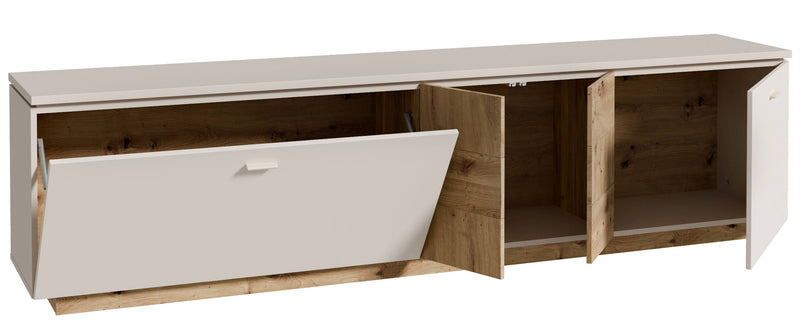 Wohnwand LOUOTO 2 Wohnzimmerkombination Dekor Sand / Artisan von Forte