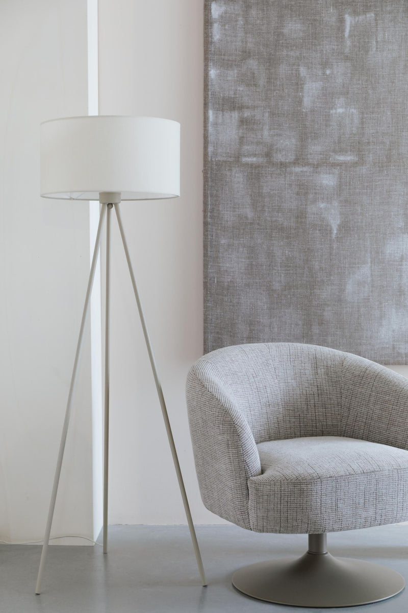 Stehlampe Susie Beige aus Metall | Elegantes Design für dein Zuhause