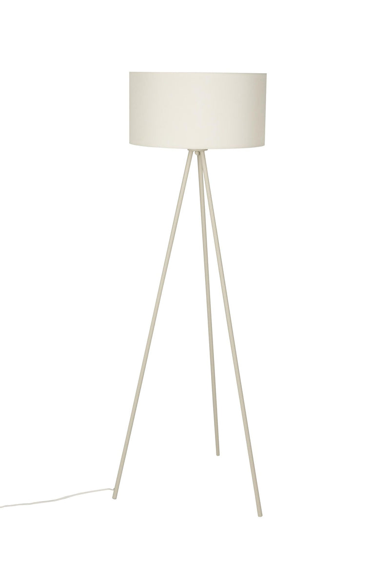 Stehlampe Susie Beige aus Metall | Elegantes Design für dein Zuhause
