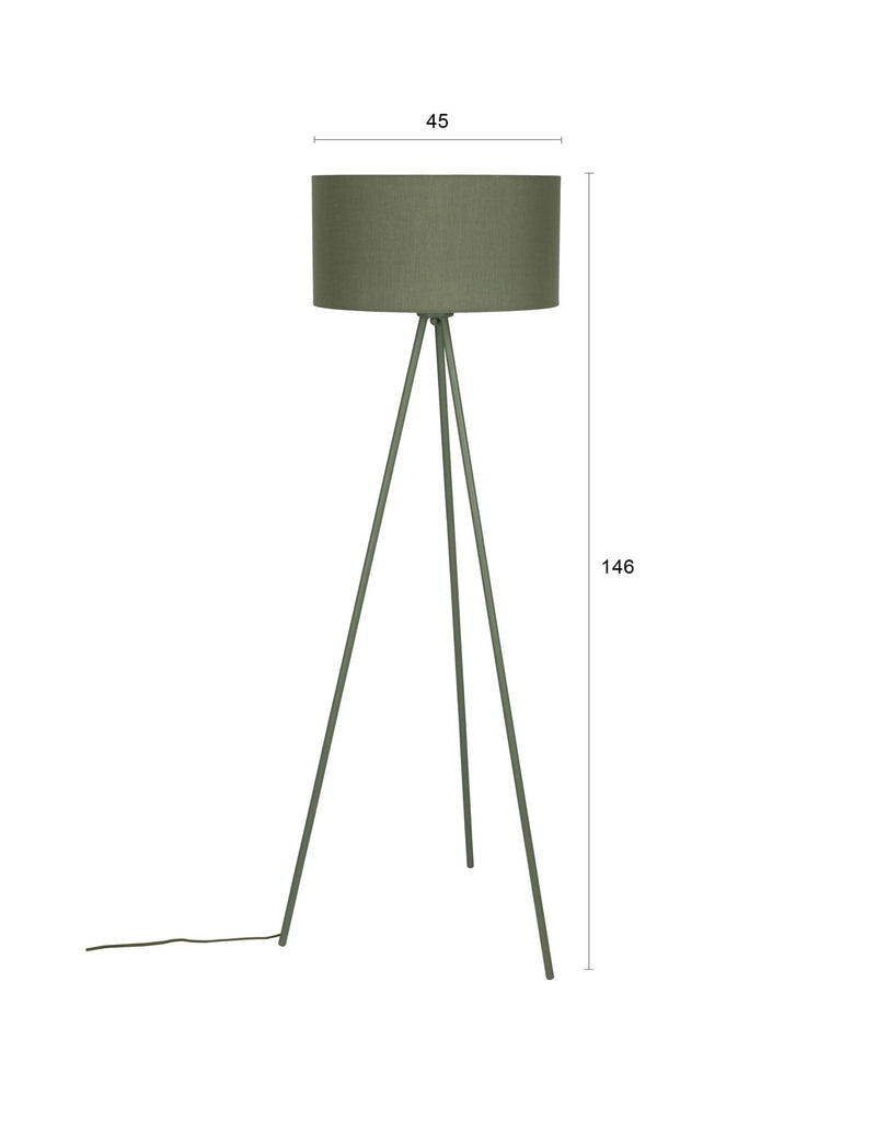 Stehlampe Susie Grün aus Metall | Elegantes Design für dein Zuhause
