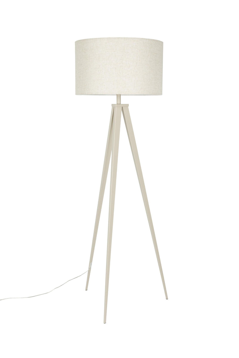 Design Stehlampe Tripod Beige | Modernes Dreibein-Gestell | Zuiver