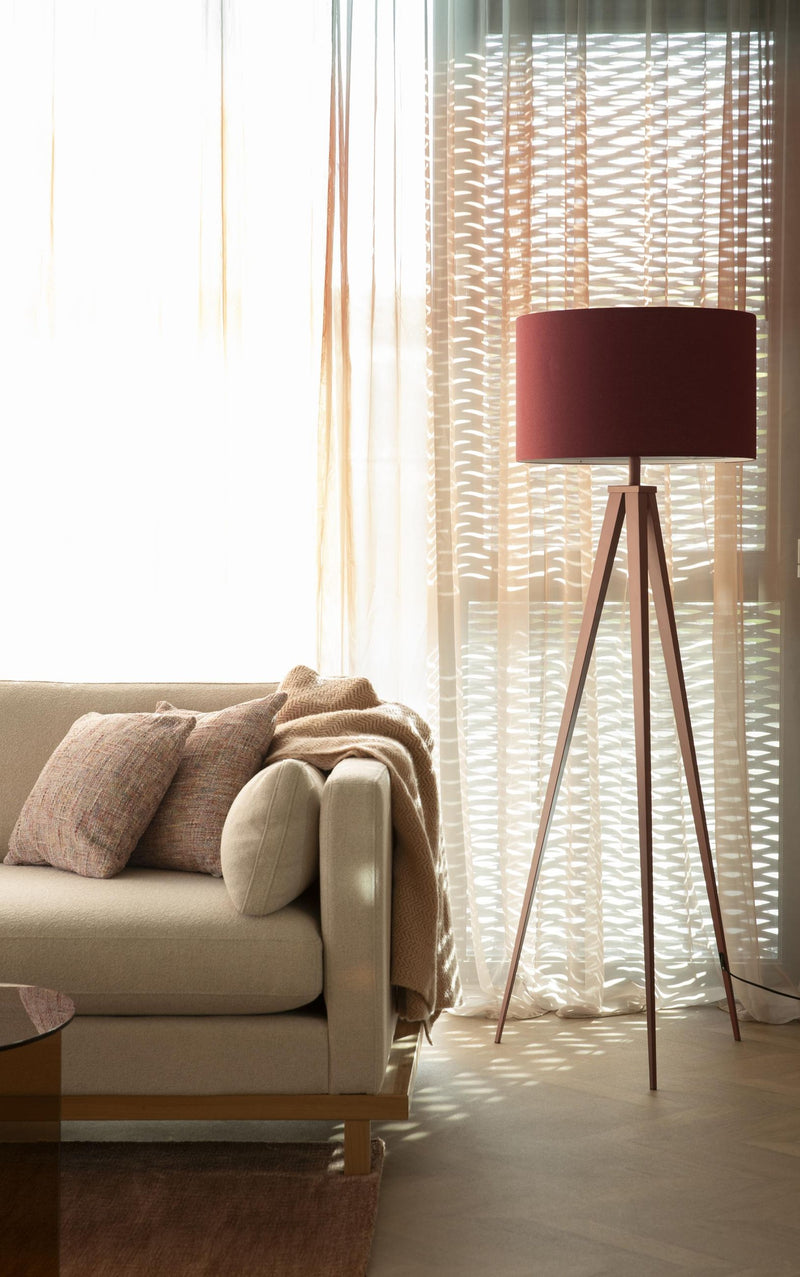 Stehlampe Tripod Marsala | Design-Leuchte von Zuiver in Rot