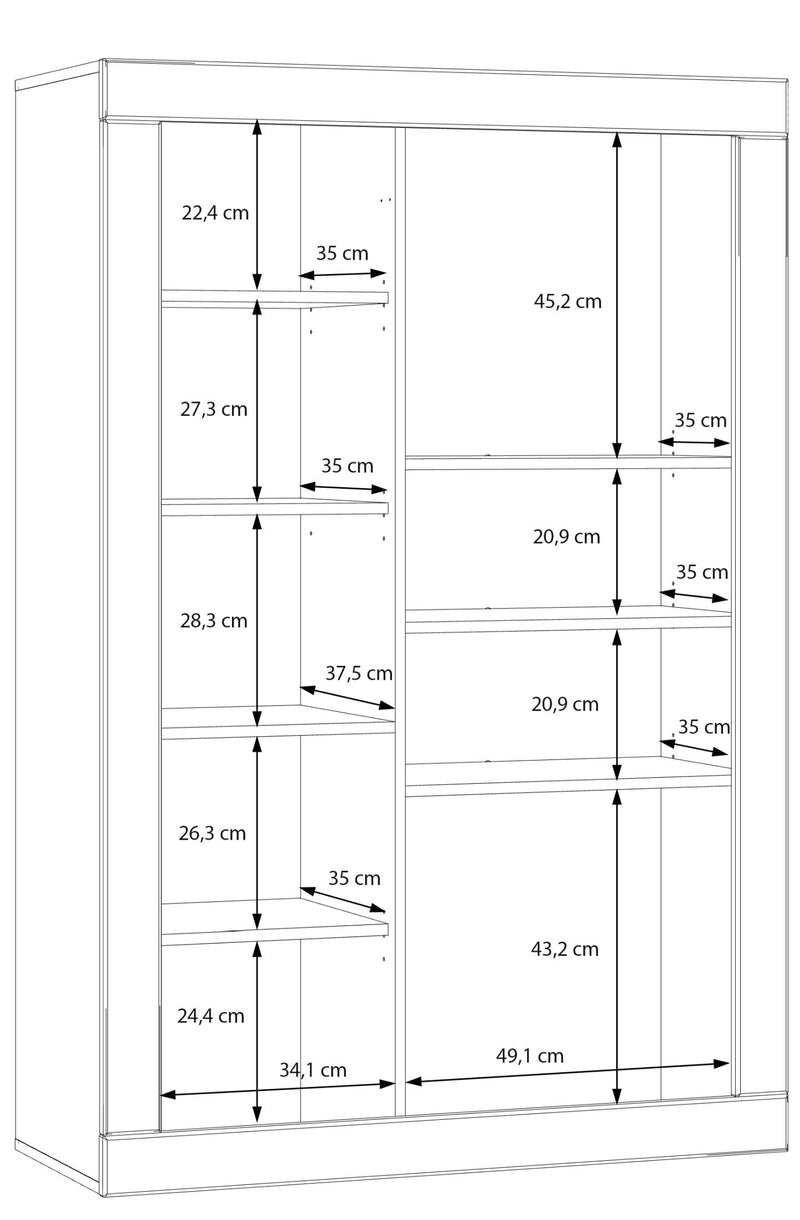 Wohnwand LEFKADAS 1 Wohnzimmerset mit 176 cm Lowboard von Forte