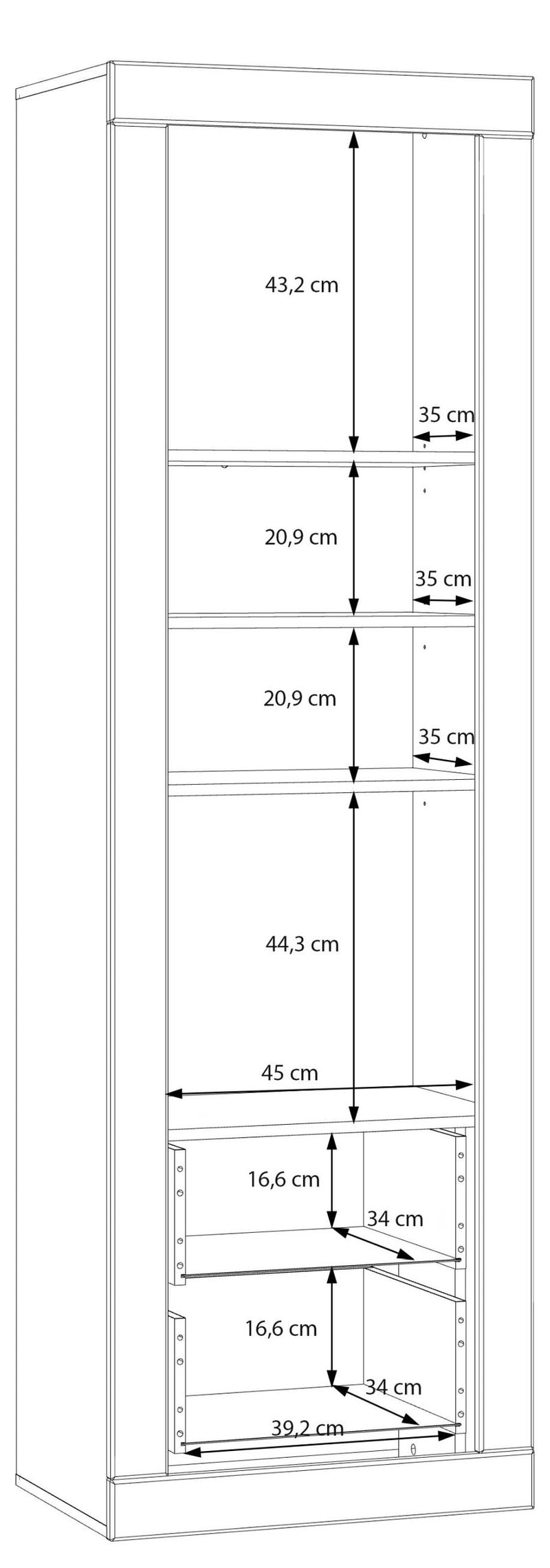 Wohnwand LEFKADAS 1 Wohnzimmerset mit 176 cm Lowboard von Forte