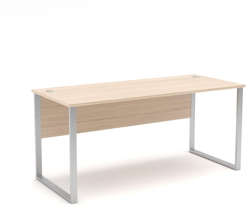 Schreibtisch SANTORIN 170 x 73 cm Riva Eiche mit Kabeldurchlässen