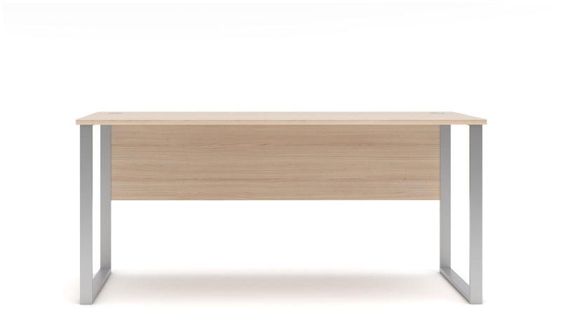 Schreibtisch SANTORIN 170 x 73 cm Riva Eiche mit Kabeldurchlässen