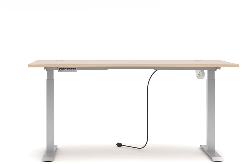 Höhenverstellbarer Schreibtisch SANTORIN Riva Eiche - 160 x 77 cm