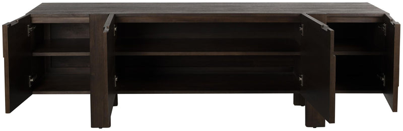 Sideboard BRUNEAU Eschenfurnier Dunkelbraun 150cm