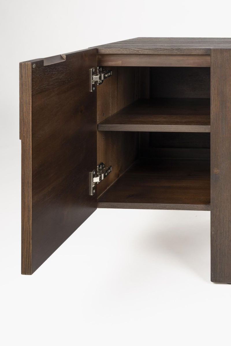 Sideboard BRUNEAU Eschenfurnier Dunkelbraun 150cm