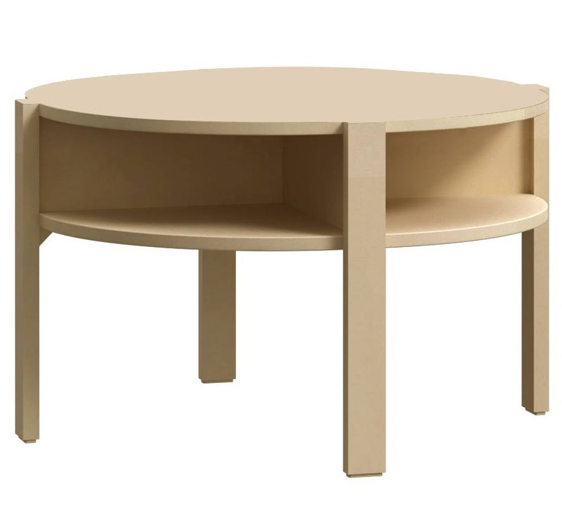Couchtisch TOBAGO rund Ø 75 cm Buttergelb, von Forte