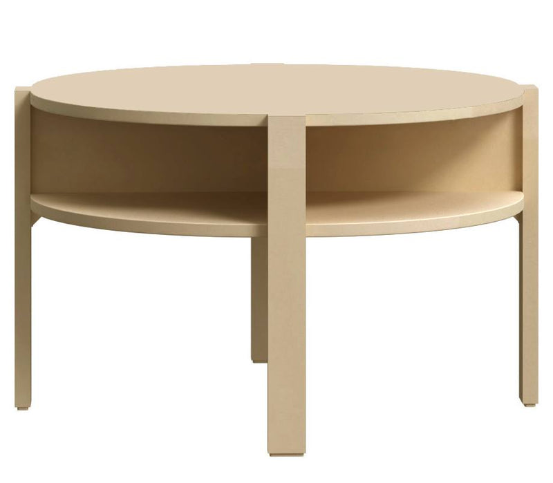 Couchtisch TOBAGO rund Ø 75 cm Buttergelb, von Forte