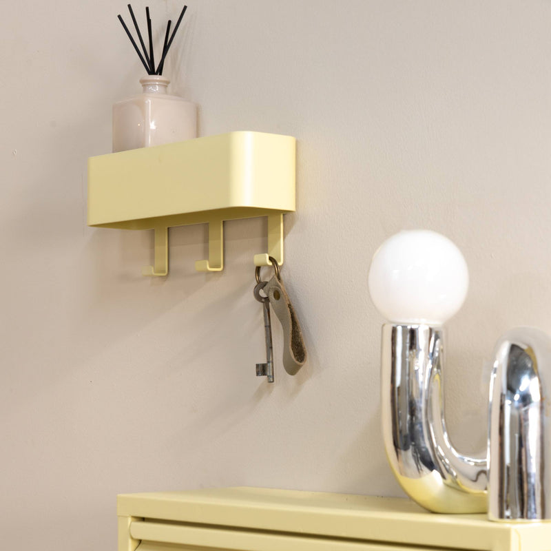 Hakenleiste Garderobenhaken DAX PLAY 3 Butter Yellow, Spinder Design