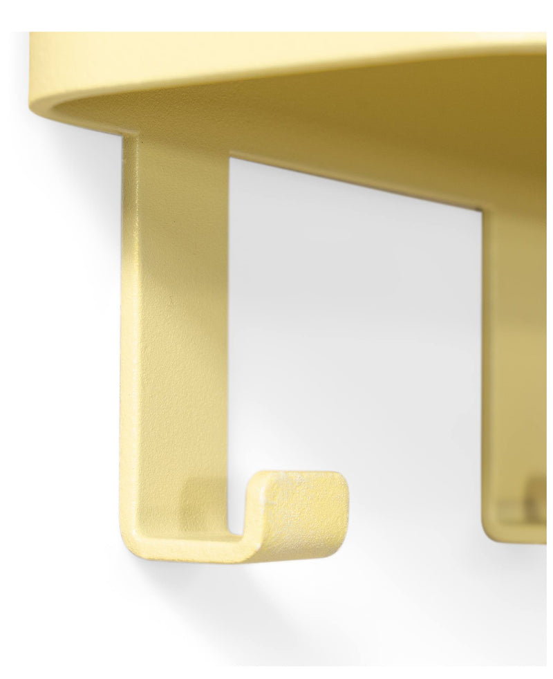 Hakenleiste Garderobenhaken DAX PLAY 5 Butter Yellow, Spinder Design