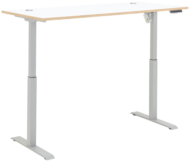 Höhenverstellbarer Schreibtisch MEMPHIS Weiß - 160 x 77 cm
