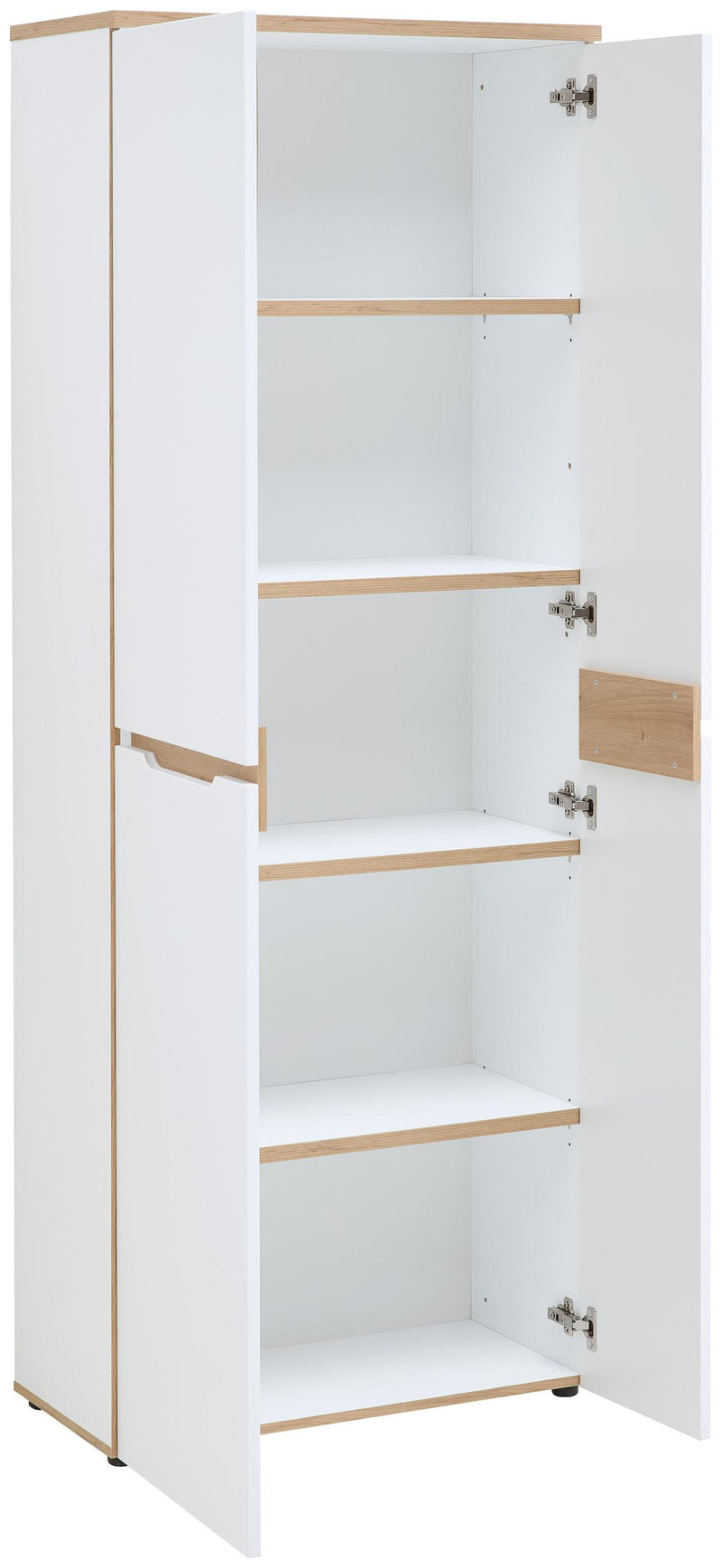 Büroschrank MEMPHIS 2-türig WH01 Front Weiß supermatt