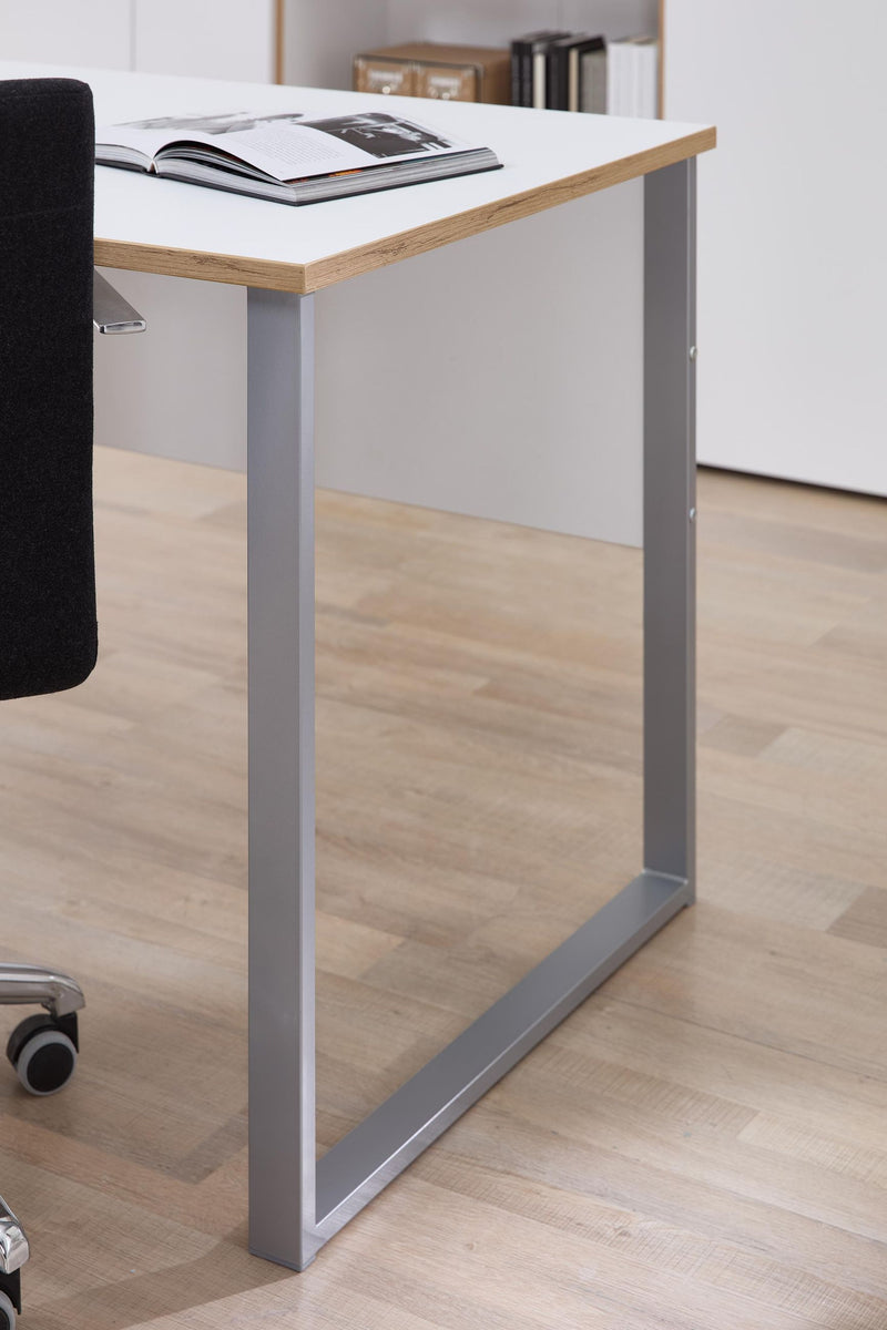 Komplettbüro MEMPHIS IV Weiß/-Artisan Eiche 8-teiliges Set inkl. Tisch