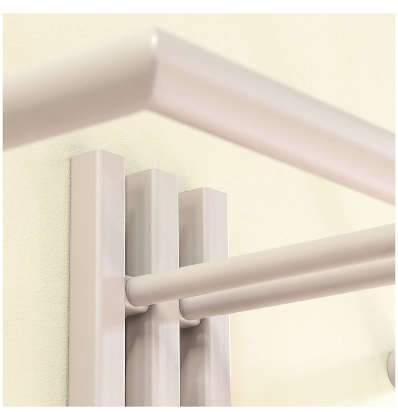 Design Garderobe SENZA 5 Silky Taupe beschichtet Wandgarderobe Spinder