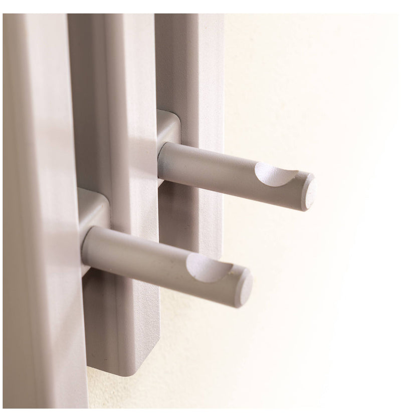 Wandgarderobe SENZA 1 Stahl Silky Taupe Garderobenhalter Spinder Design