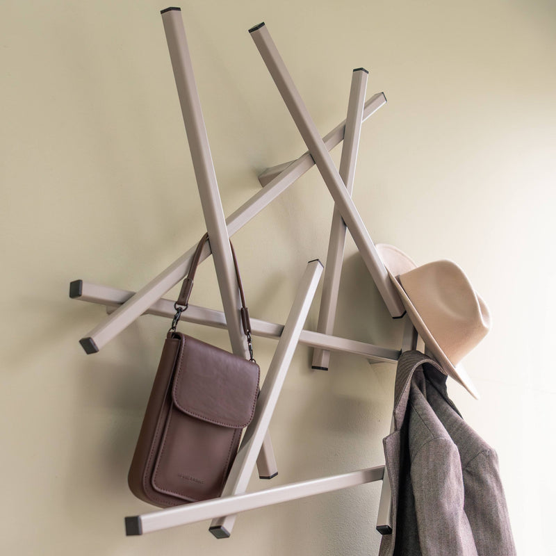 Spinder Garderobe Matches XS Stahl Silky Taupe Minimalistisch Modern