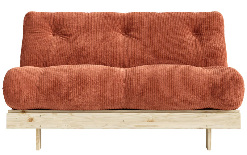 Sofa Schlafsofa ROOTS 140 Polster Cord Kiefer massiv unbehandelt Karup