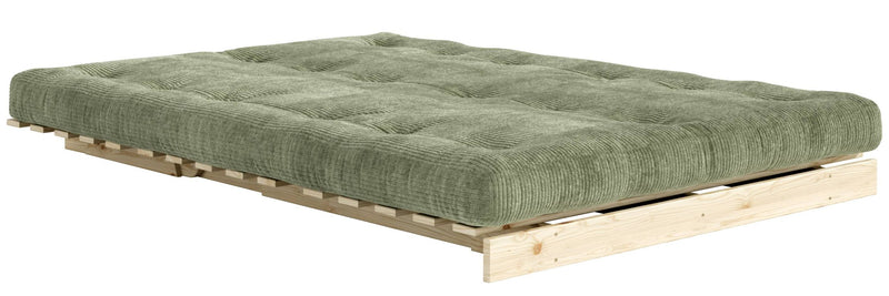 Sofa Schlafsofa ROOTS 140 Polster Cord Kiefer massiv unbehandelt Karup