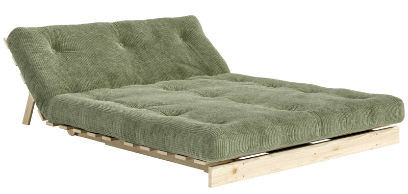 Sofa Schlafsofa ROOTS 140 Polster Cord Kiefer massiv unbehandelt Karup