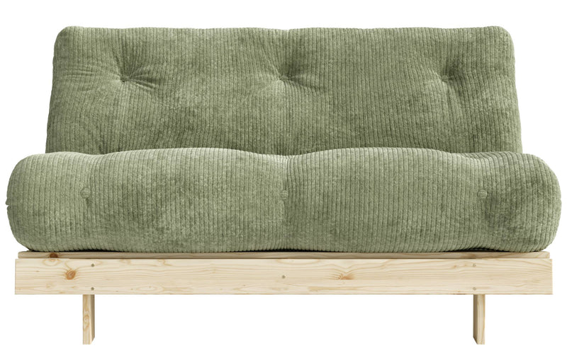 Sofa Schlafsofa ROOTS 140 Polster Cord Kiefer massiv unbehandelt Karup