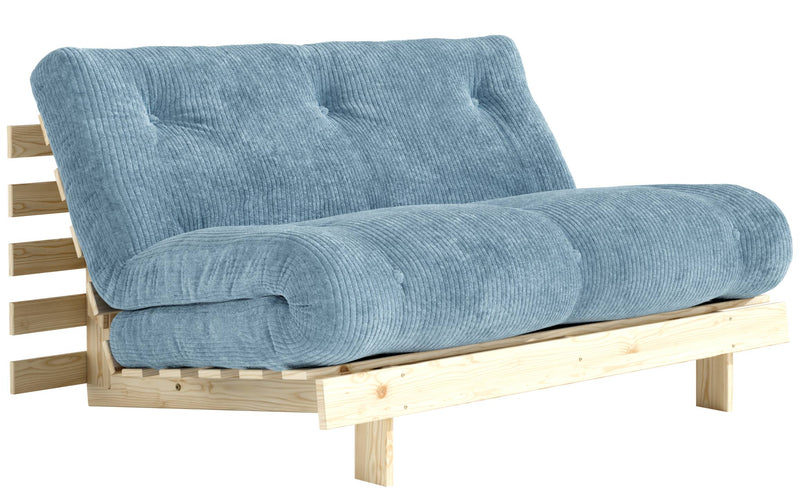 Sofa Schlafsofa ROOTS 140 Polster Cord Kiefer massiv unbehandelt Karup