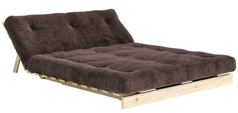 Sofa Schlafsofa ROOTS 140 Polster Cord Kiefer massiv unbehandelt Karup