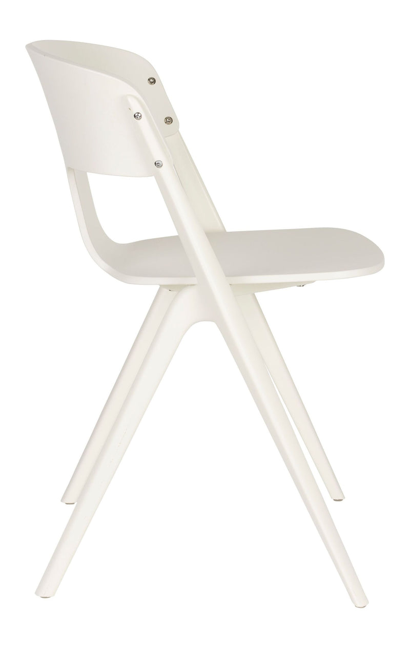 Gartenstuhl Horizon 4er-Set, Off-White aus Polypropylen von Zuiver