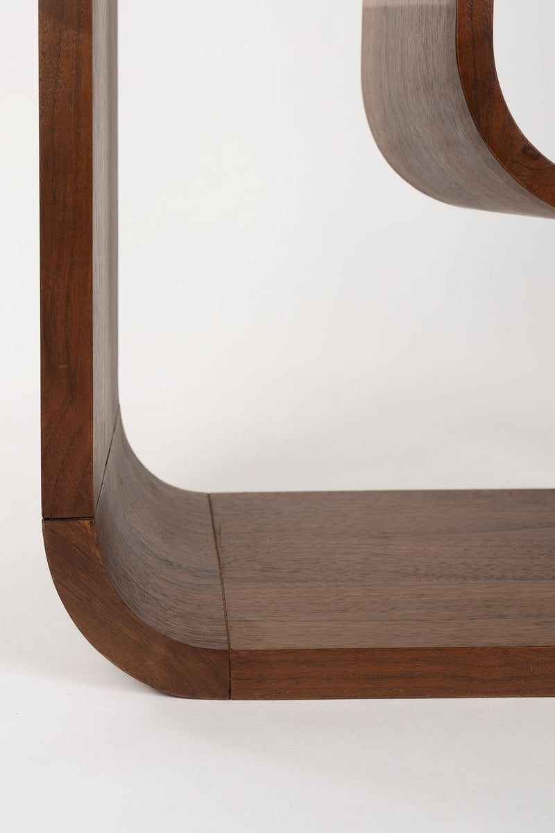 Schrank Seven im Bogendesign aus Nussbaumfurnier von Zuiver, Braun