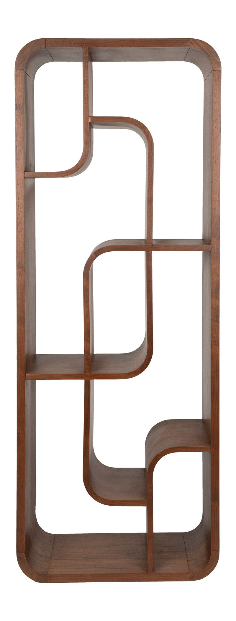Schrank Seven im Bogendesign aus Nussbaumfurnier von Zuiver, Braun