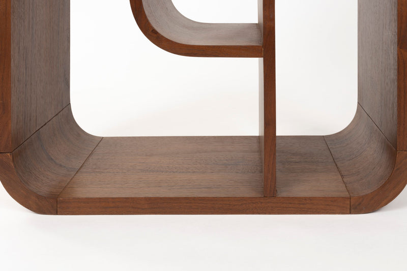 Schrank Seven im Bogendesign aus Nussbaumfurnier von Zuiver, Braun