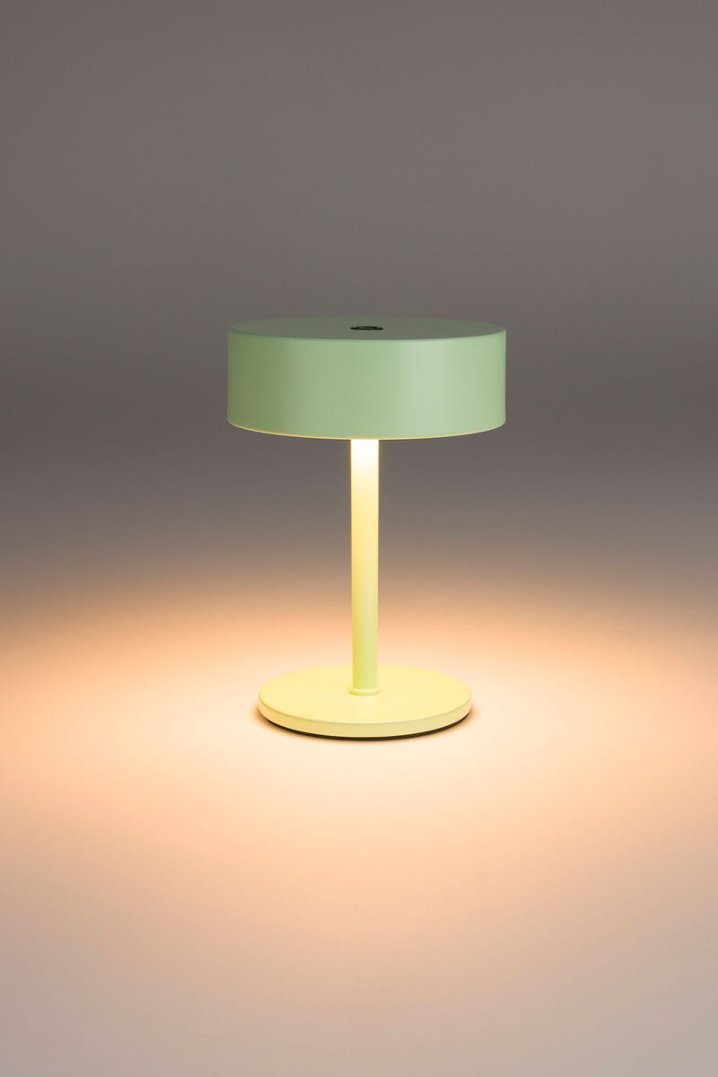 Tischlampe Mini Desert Sage von Zuiver, kabellos mit Touch-Dimmer