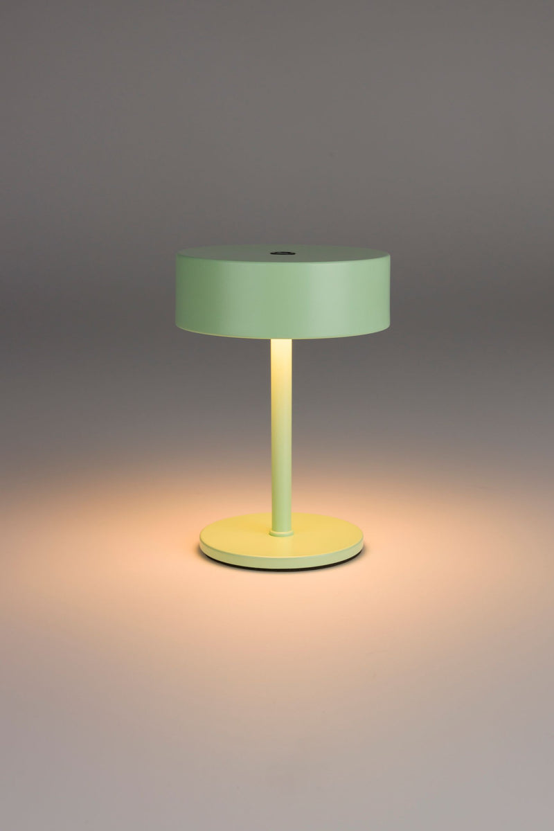Tischlampe Mini Desert Sage von Zuiver, kabellos mit Touch-Dimmer