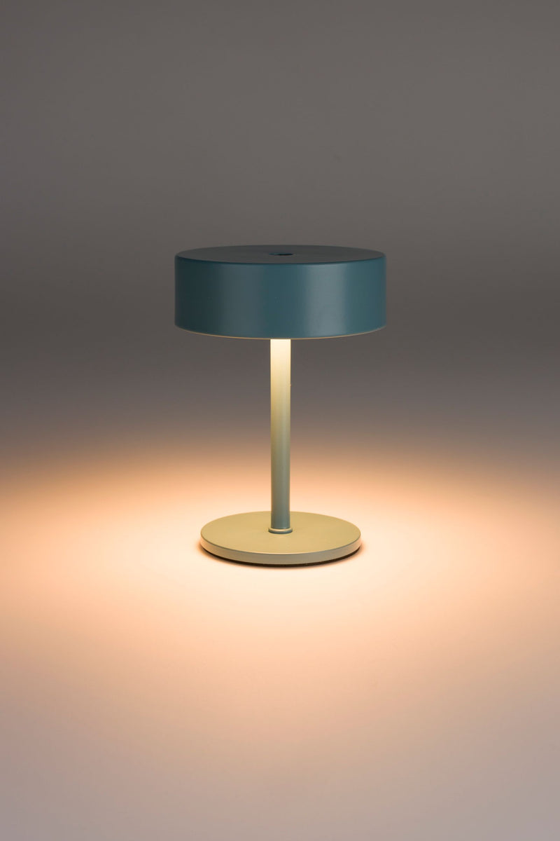 Tischlampe Mini Vintage Indigo kabellos mit Touch-Dimmer von Zuiver