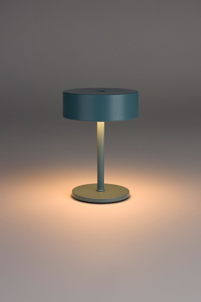 Tischlampe Mini Vintage Indigo kabellos mit Touch-Dimmer von Zuiver