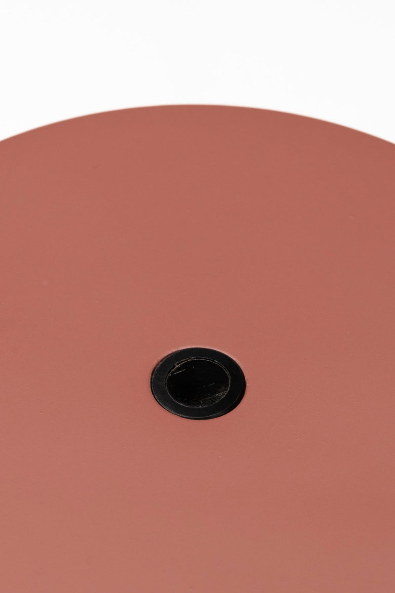 Kabellose Tischlampe Mini Marsala von Zuiver in Rot mit Touch-Dimmer