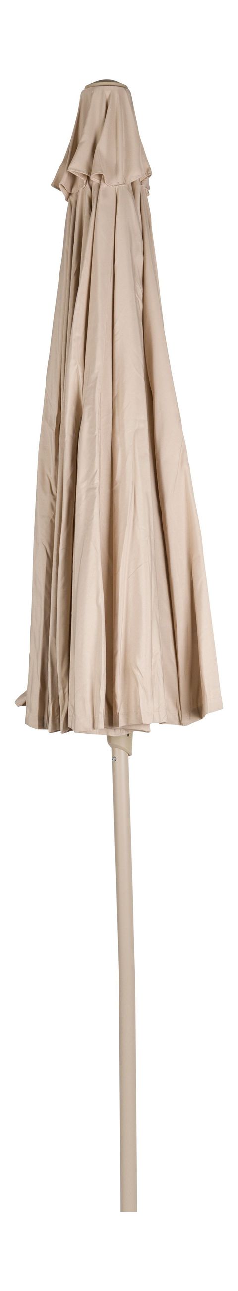 Sonnenschirm Sunshine von Zuiver in Beige mit Edelstahlstab für Garten