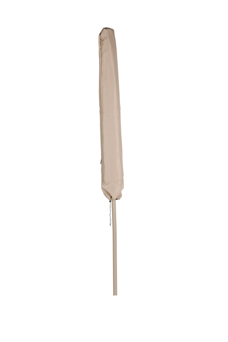Sonnenschirm Sunshine von Zuiver in Beige mit Edelstahlstab für Garten